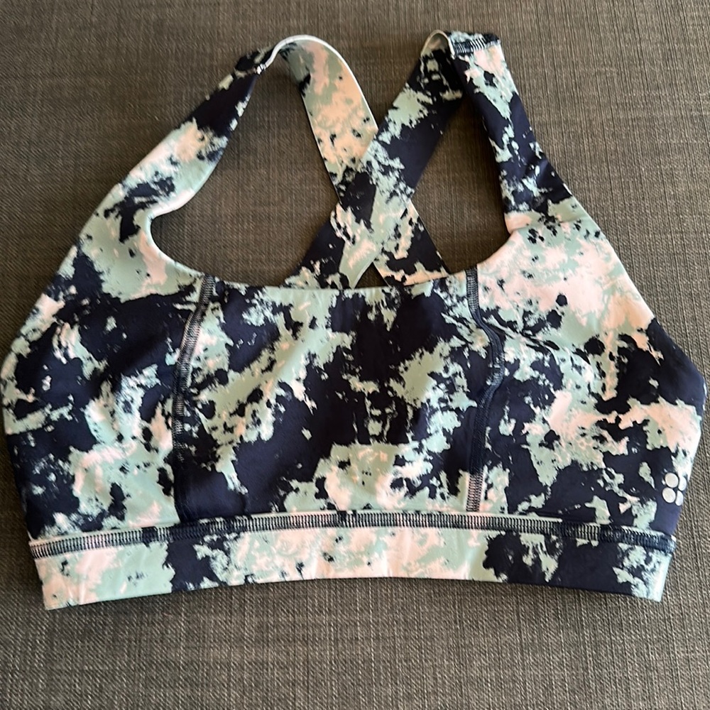 Sweaty Betty printed bra. Size S worn once